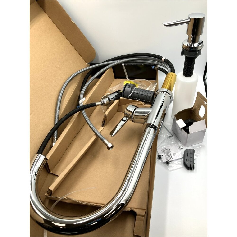 Glacier Bay Paulina Single-Handle Pull-Down Sprayer Kitchen Faucet